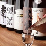 季節の日本酒用意しております。