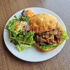フォカッチャサンド生姜焼き