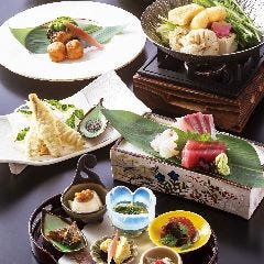 【輝～かがやき～会席】和牛炙りと鱧と焼き茄子の茶碗蒸し順才あんかけなど7品＜接待・会食＞