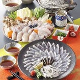 ■忘年会■【冬季限定／ふぐづくしコース】冬の味覚”ふぐ”をてっさ、てっちり、唐揚げで味わう贅沢な6品