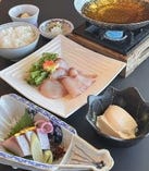 ランチ限定【旬の小鍋ご膳】3/16～5/15は、鯛だししゃぶ小鍋 をお楽しみください