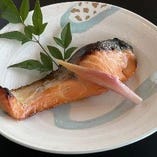秋鮭味噌柚庵焼き