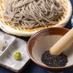 〆は「ごま蕎麦」で!
