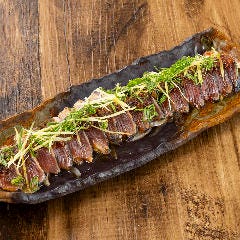 藁焼き鰹のたたき 土佐ポン酢かけ