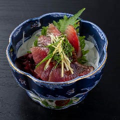 藁焼きのたたき 土佐ポン酢かけ