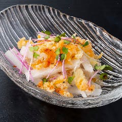 桜海老天と大根のおかかサラダ ほんのり梅風味
