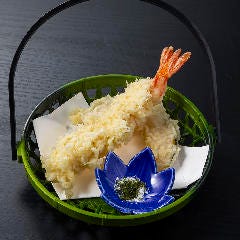 天ぷら盛り合わせ 大海老と南瓜