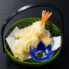 【天ぷら】 天ぷらの盛り合わせ ~大海老・南瓜~