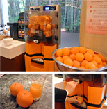 「フレッシュオレンジジュース」
搾りたてのフレッシュオレンジジュースを手軽に楽しみいただけます