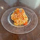 トマトの冷製スパゲティー