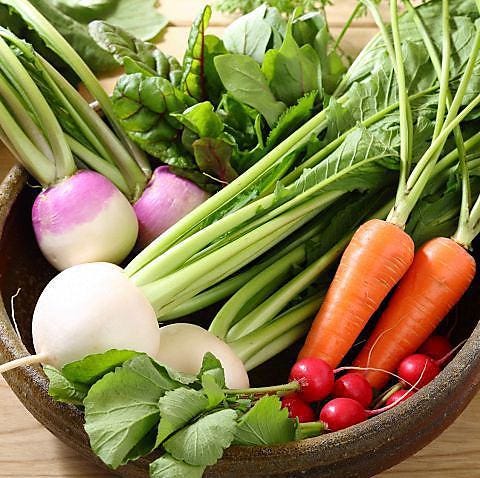 群馬県内の複数の農場と直接契約して採れの新鮮野菜を仕入れ♪
