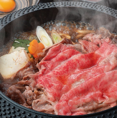 上州和牛を贅沢に使用した絶品すき焼き鍋をご堪能♪