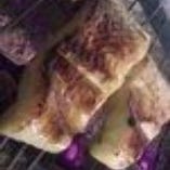 大鮃（おおひらめ）の柚子塩麹漬け
炭火焼き