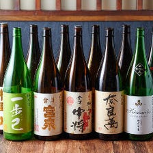人気銘柄から希少な全国各地の日本酒