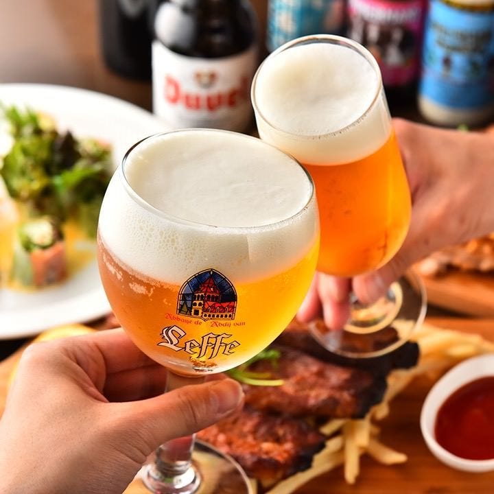 海外クラフトビール2種付 2 5時間飲み放題付 クラフトビール飲み比べプラン 全8品 4480円 3500円 の詳細 ローストビーフ チーズフォンデュ食べ放題 ウォルトンズ 神田店 神田 貸切スペース ぐるなび