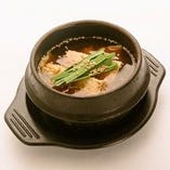 サイコロステーキ/豆腐チゲ