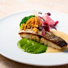 三浦半島産白身魚のポワレ 本日のスタイルで Butter Roasted Local White Fish Today's Chef's Special