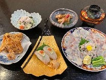 天然とらふぐコース13,000円◆絶品焼きふぐ・唐揚・ふぐ寿司・ふぐ味噌汁が付く鍋の無いコースです