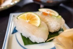 天然とらふぐにぎりコース15000円