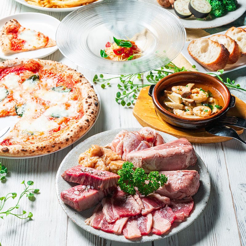 飲み放題90分付き お肉 ピッツァになんと アヒージョ かき氷が食べ放題 qベーシックプラン の詳細 Restaurant Bar Barkt なんば 難波 イタリアン イタリア料理 ぐるなび