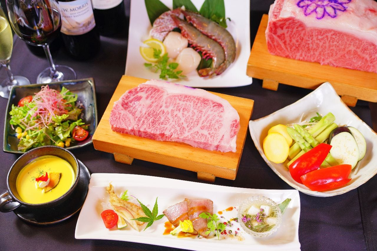神戸牛 ステーキ Ishida 三宮店 メニュー 神戸牛コース ぐるなび