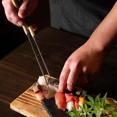 お刺身盛り合わせはぜひご堪能いただきたい逸品ばかりです