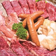 人気の焼肉食べ放題は2コース