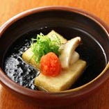 島豆冨の揚げだし