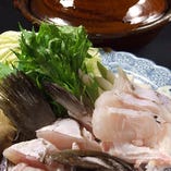 京野菜と天然くえ鍋
