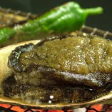 鮑と京野菜の炭焼