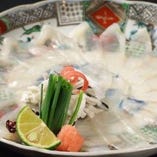 ［壱岐］　ふぐ薄造り