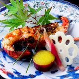 秋の京野菜と伊勢海老懐石◇【花見小路】全12品／通常11,000円→7,700円