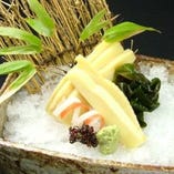 京都樫原産　白子筍お造り