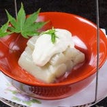 芋茎の白和え