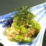 万願寺唐辛子明太子和え