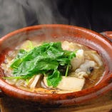 早松茸と玉葱の鱧すき