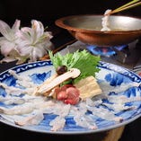 京野菜と鱧のしゃぶしゃぶ