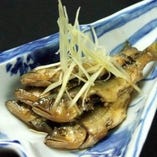 ［琵琶湖］　稚鮎の生姜煮
