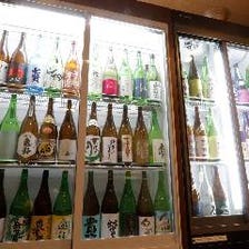 全国の日本酒を80種以上ご用意