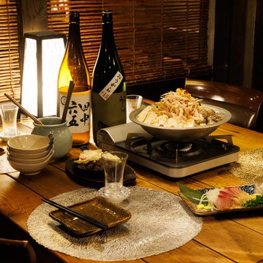 炭火と博多 もつ鍋 三九_1日1組様限定!少量多品種人気料理が楽しめる【7品21種3時間飲み放題】お一人様6000円コース