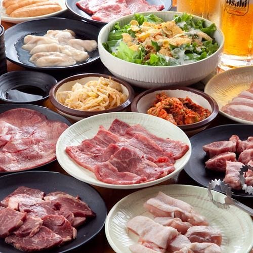 七輪焼肉 安安 池袋西口店 メニュー 食べ放題コース ぐるなび