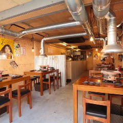 七輪焼肉 京もつ鍋ホルモン 朱々 富士吉原店