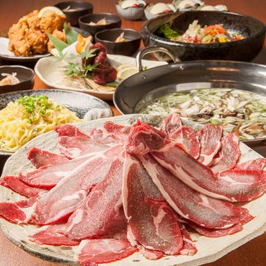 みんなでこれるもん 札幌駅西口前店_【新年会】120分飲み放題 ジビエ 蝦夷鹿肉しゃぶしゃぶ鍋or鹿すき焼き鍋5000円コース