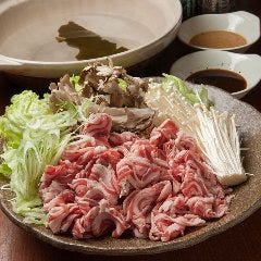 蝦夷鹿しゃぶしゃぶ