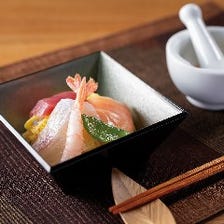 【ランチのみ】海鮮ちらし寿司 すり胡麻醬油