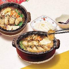 味の民芸 昭島中神店_広島産牡蠣の土手鍋うどん