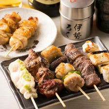 自慢の焼き鳥がお得に楽しめるセット