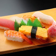 本日のおまかせ握り寿司6種盛り合わせ