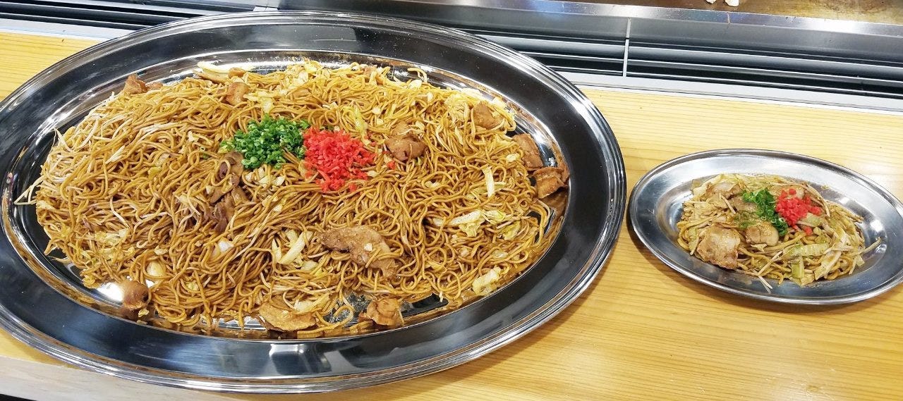岩倉焼そばセンター アテ鉄板焼と焼そば 岩倉焼そばセンター アテ鉄板焼と焼そば