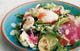 たっぷり浜松野菜と半熟卵の”カルボナーラ”花畑をイメージして